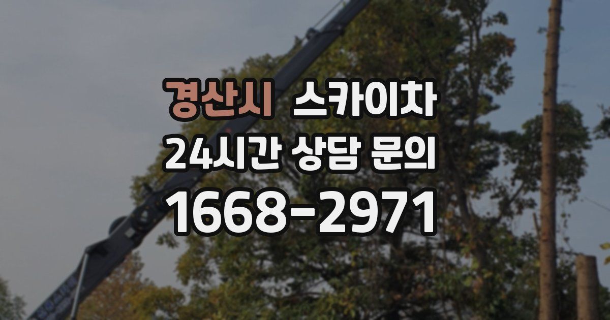 경산시 스카이차