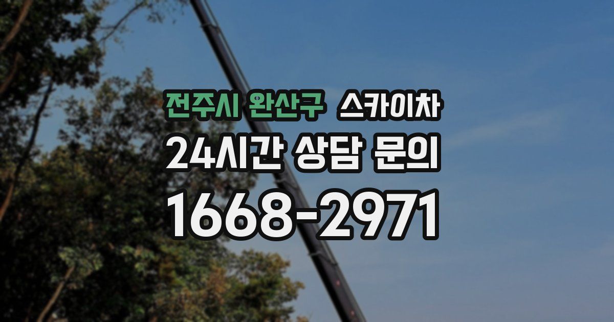 전주시 완산구 스카이차