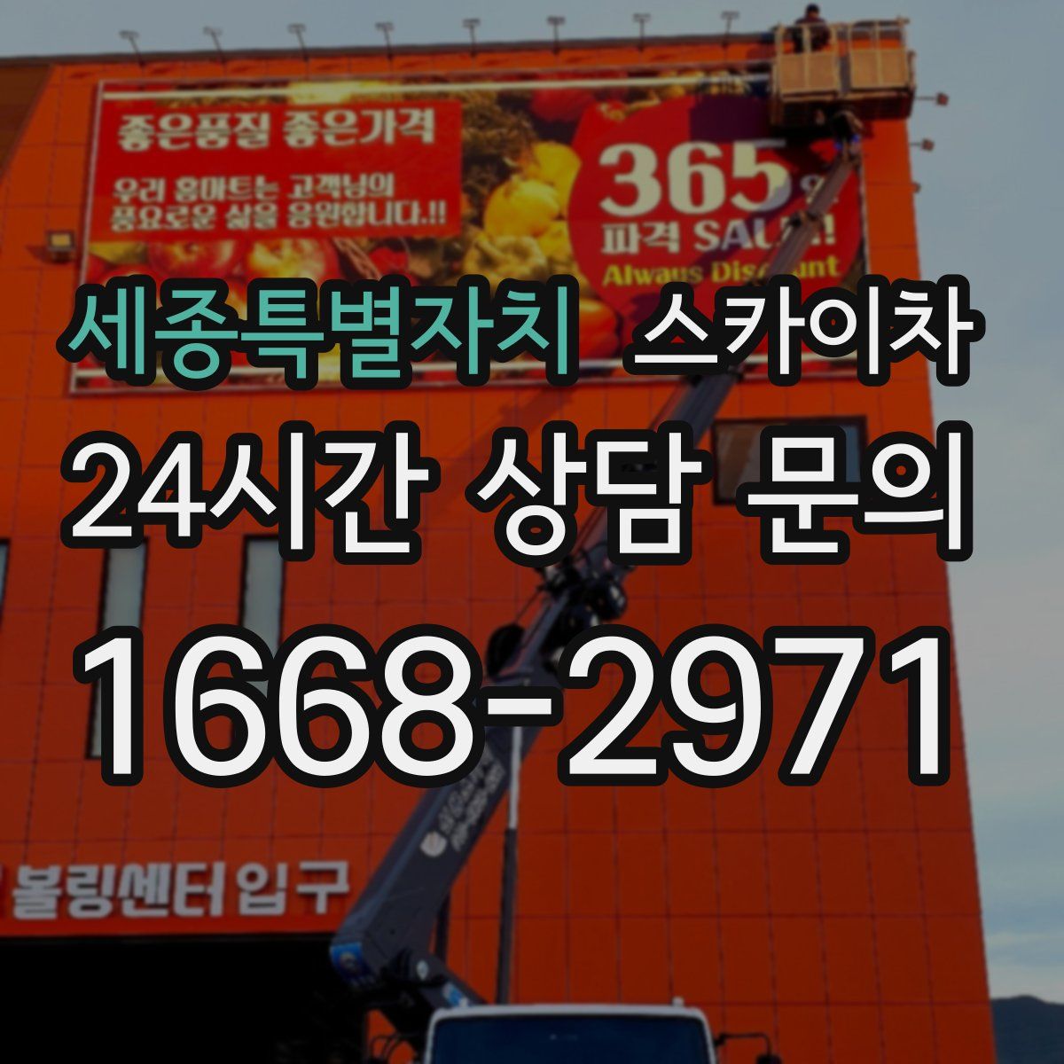 세종특별자치 스카이차