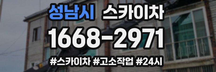 성남시 스카이차