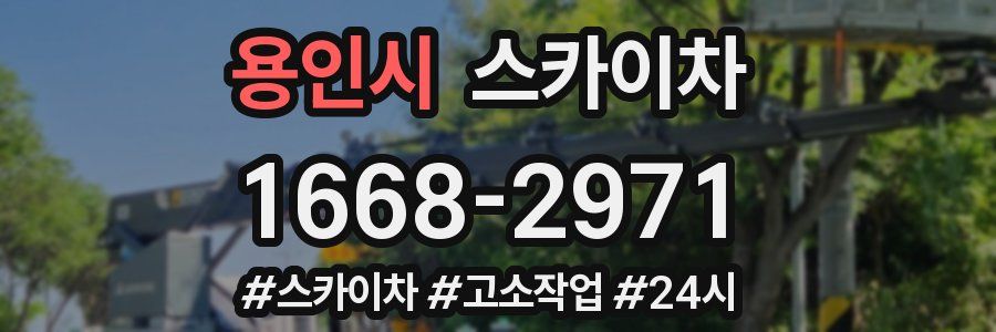 용인시 스카이차