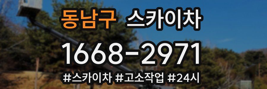 동남구 스카이차