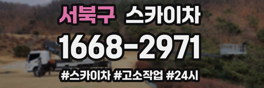 서북구 스카이차