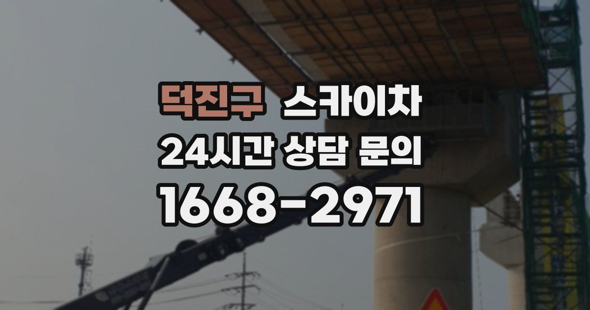 덕진구 스카이차