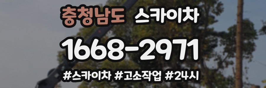 충청남도 스카이차