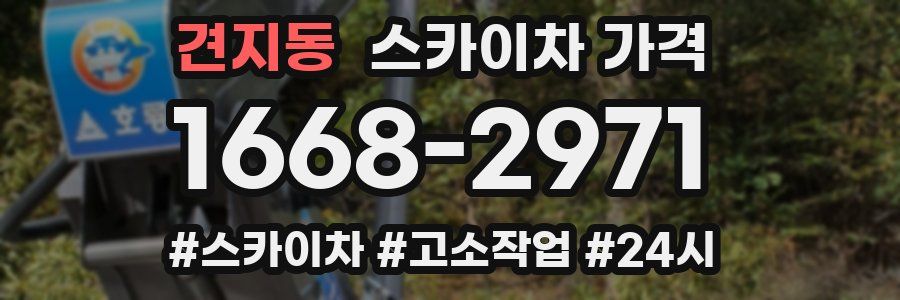 견지동 스카이차 가격