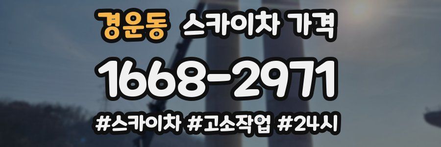 경운동 스카이차 가격