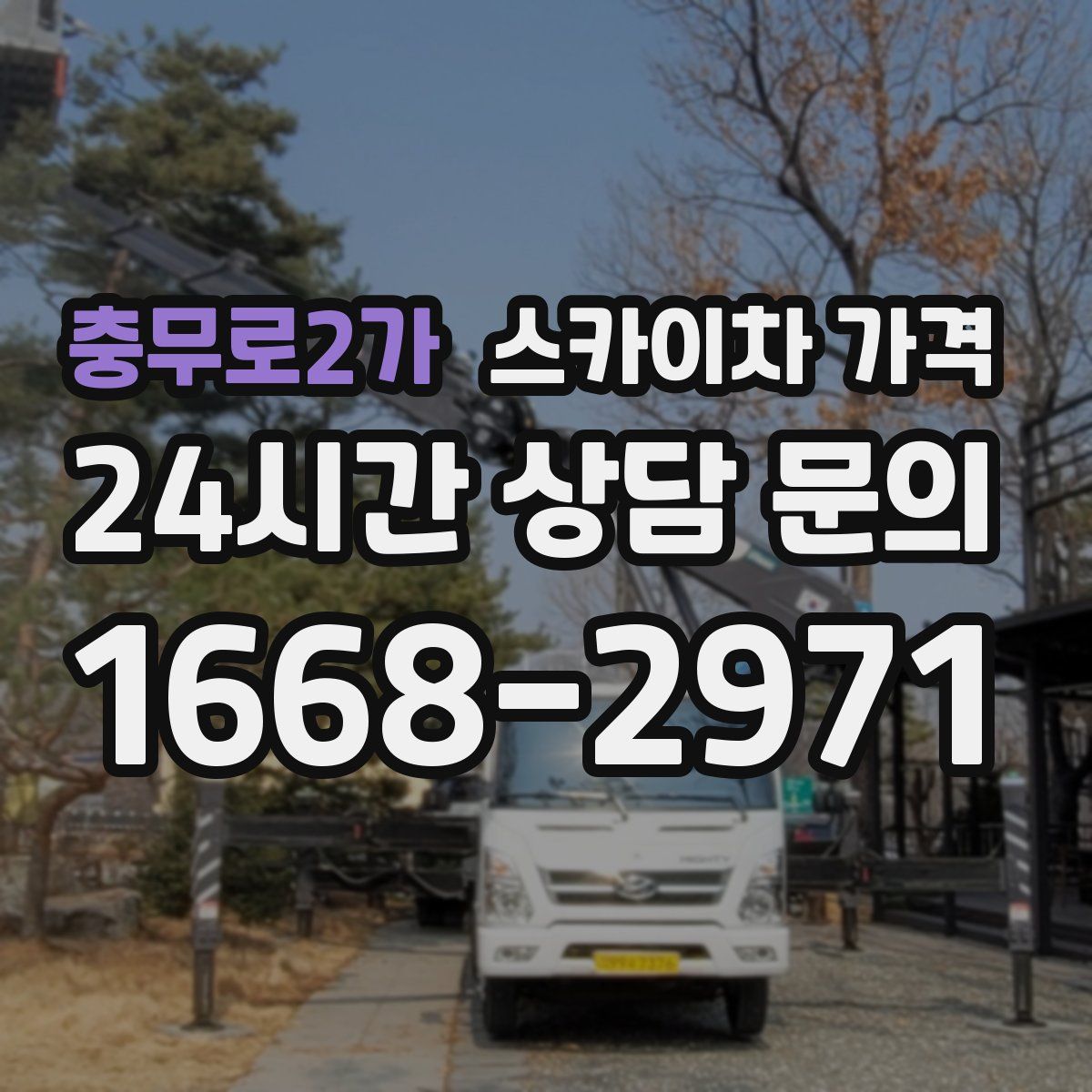 충무로2가 스카이차 가격