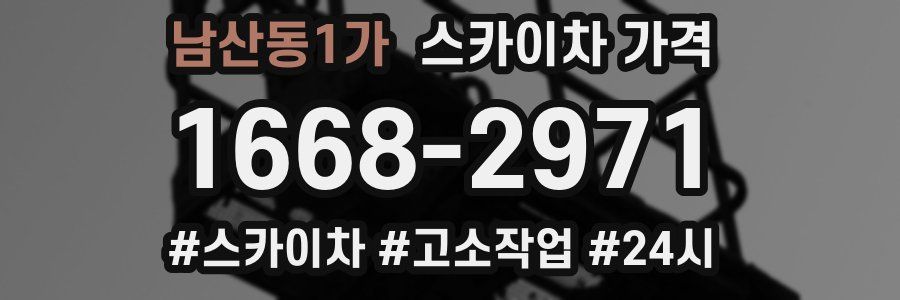 남산동1가 스카이차 가격