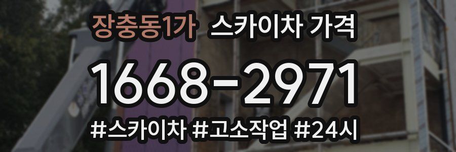 장충동1가 스카이차 가격
