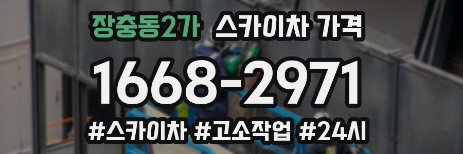 장충동2가 스카이차 가격