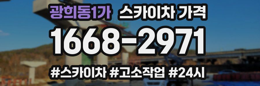 광희동1가 스카이차 가격