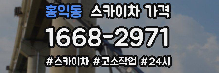 홍익동 스카이차 가격