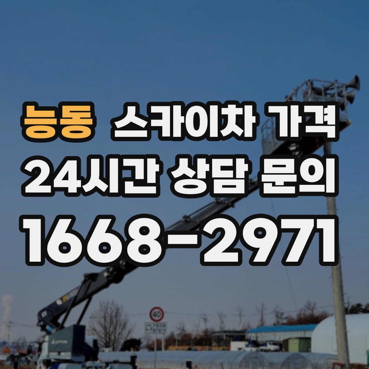 능동 스카이차 가격