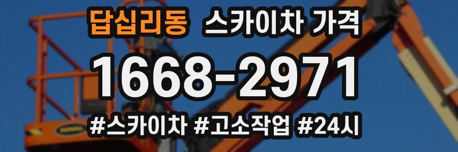 답십리동 스카이차 가격