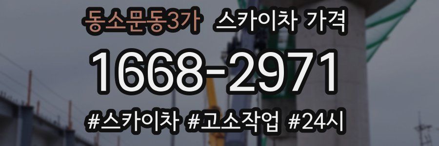 동소문동3가 스카이차 가격