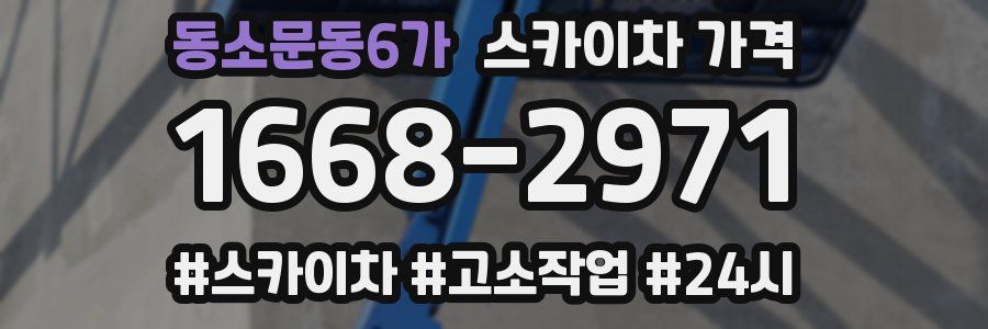 동소문동6가 스카이차 가격