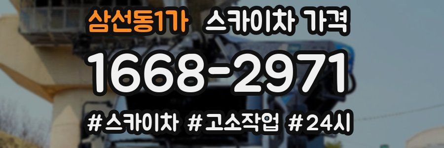 삼선동1가 스카이차 가격