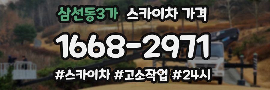 삼선동3가 스카이차 가격