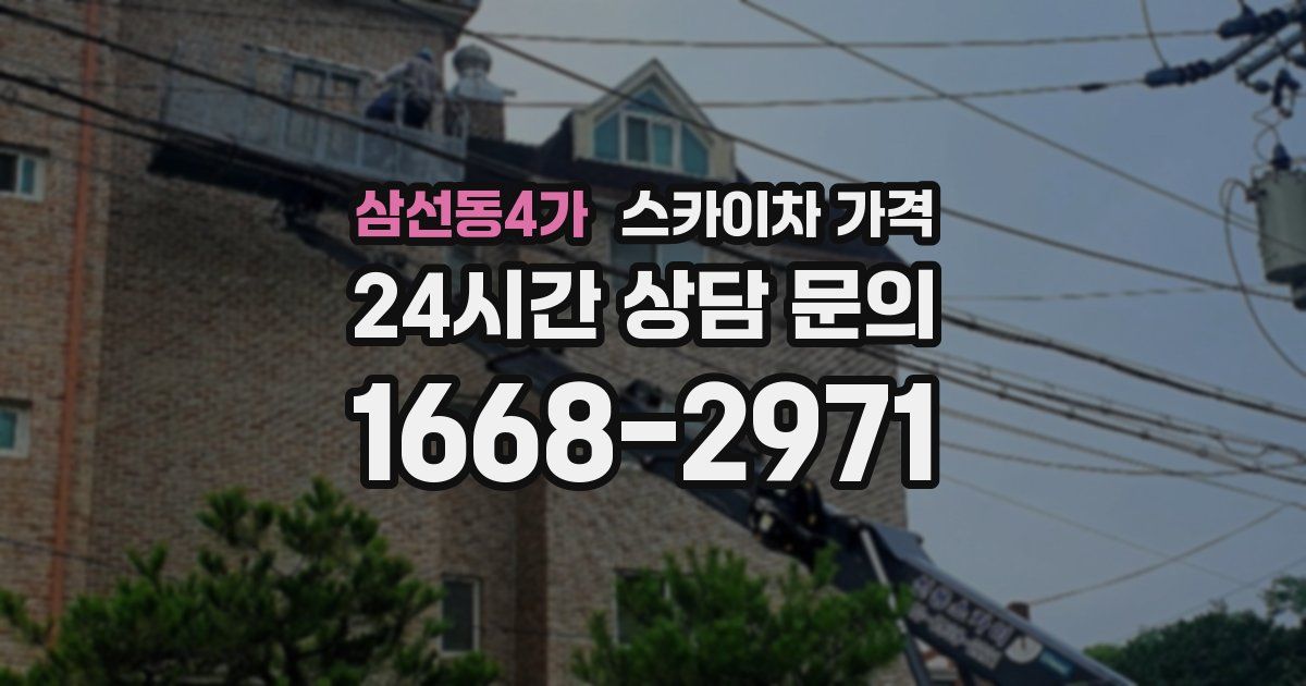 삼선동4가 스카이차 가격