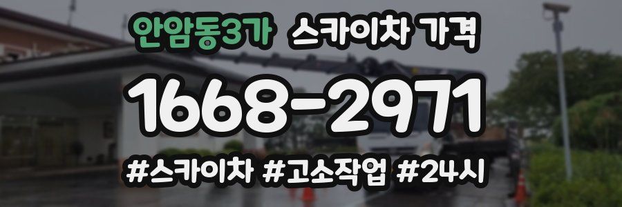 안암동3가 스카이차 가격