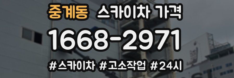 중계동 스카이차 가격