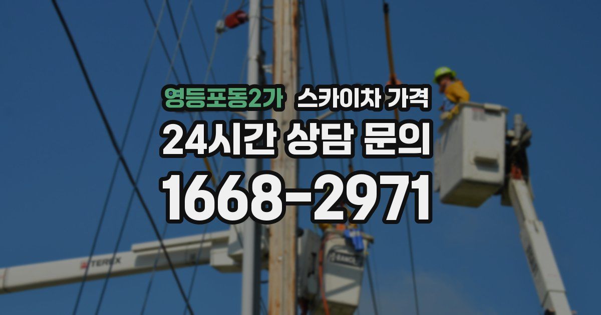 영등포동2가 스카이차 가격