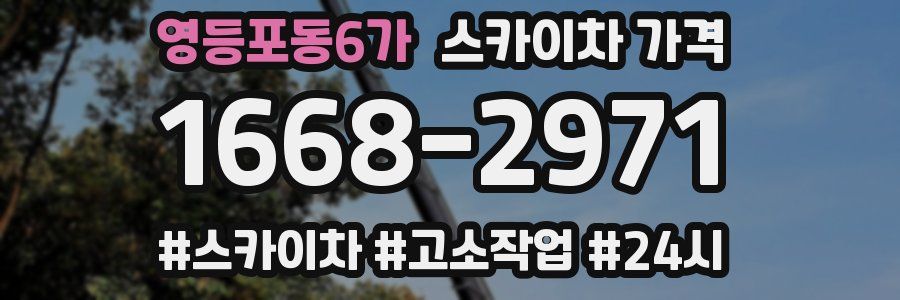 영등포동6가 스카이차 가격