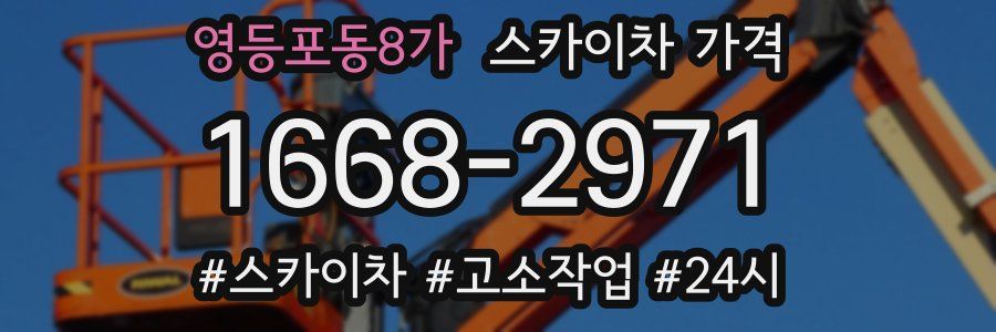 영등포동8가 스카이차 가격