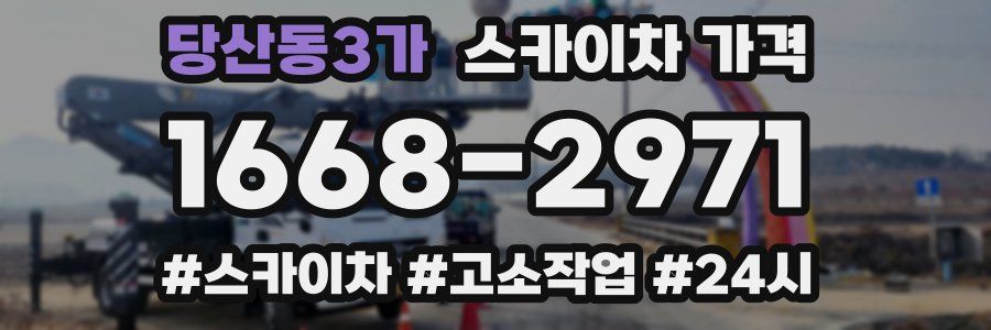 당산동3가 스카이차 가격