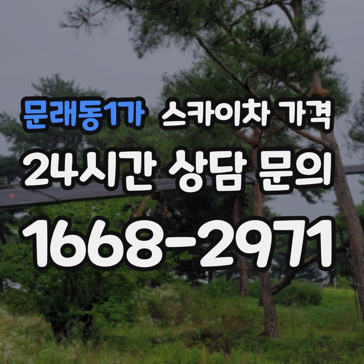 문래동1가 스카이차 가격