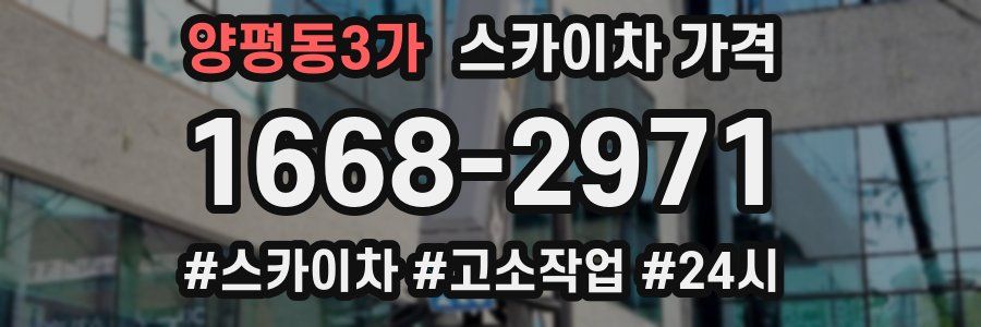 양평동3가 스카이차 가격