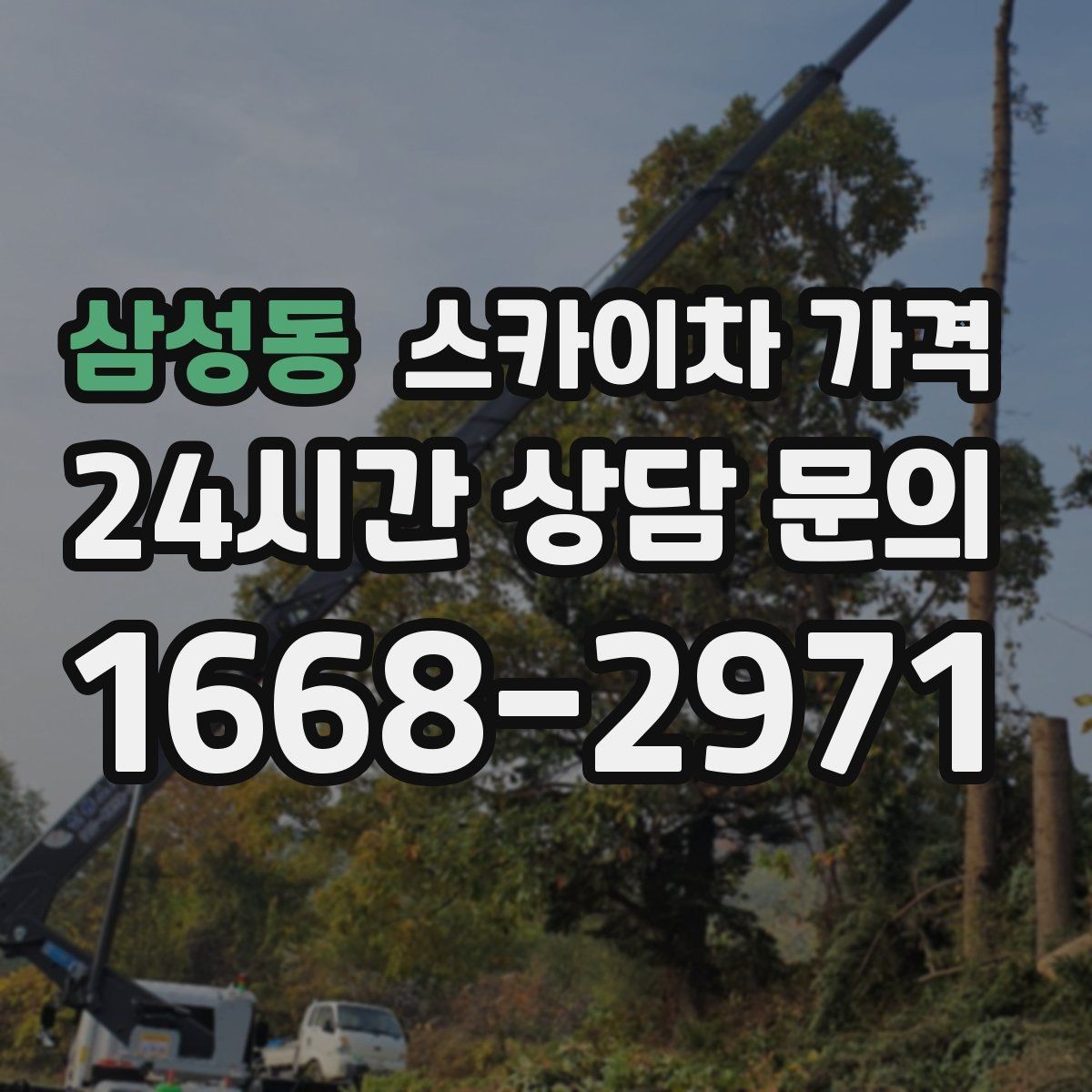 삼성동 스카이차 가격 돌출간판은 왜 시간이 더 걸릴 수 있을까