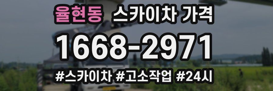 율현동 스카이차 가격