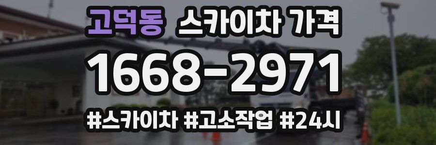 고덕동 스카이차 가격