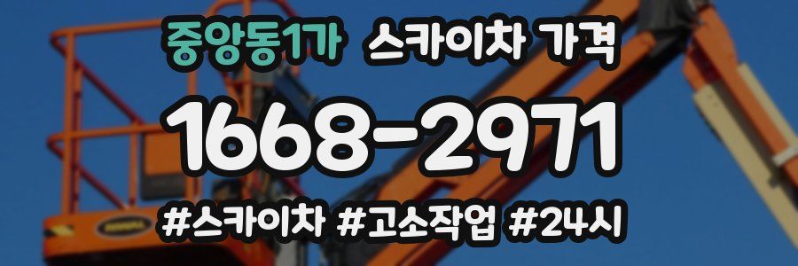 중앙동1가 스카이차 가격