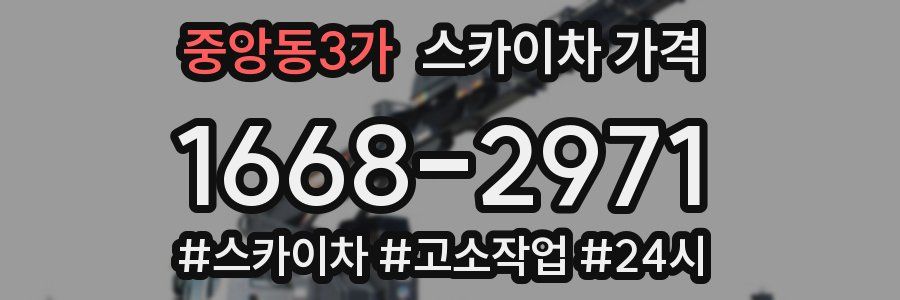 중앙동3가 스카이차 가격
