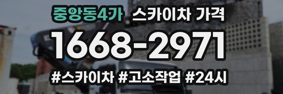 중앙동4가 스카이차 가격