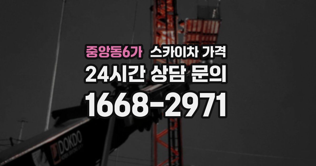 중앙동6가 스카이차 가격