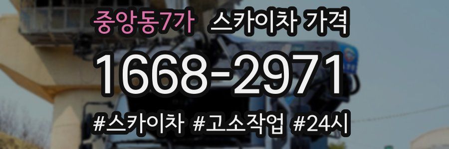 중앙동7가 스카이차 가격