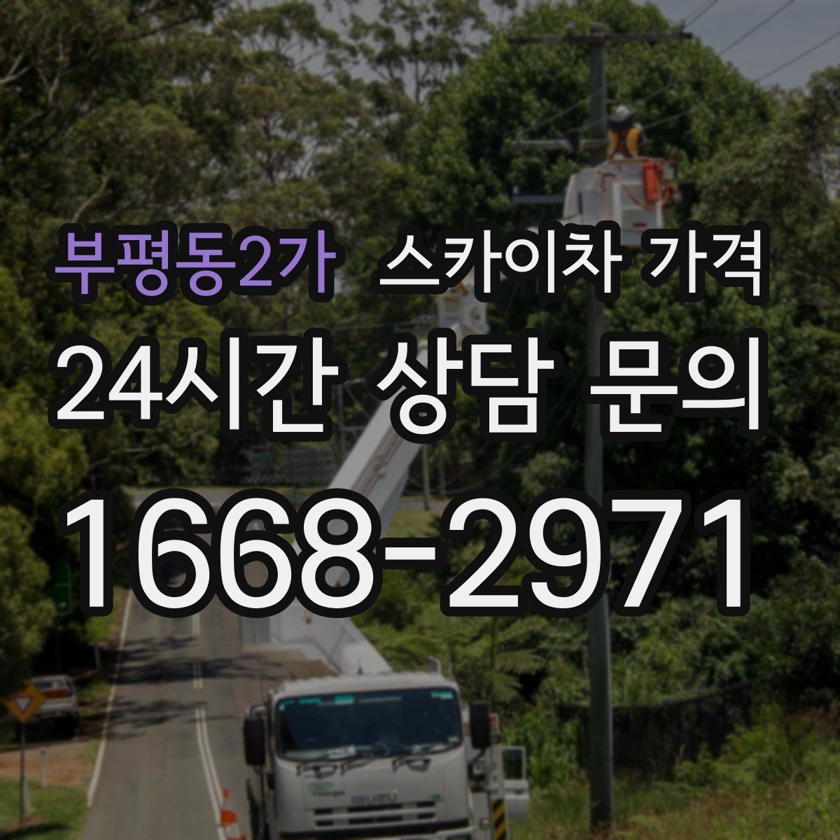 부평동2가 스카이차 가격 견적 비교할 때 꼭 같은 조건인지 확인하세요