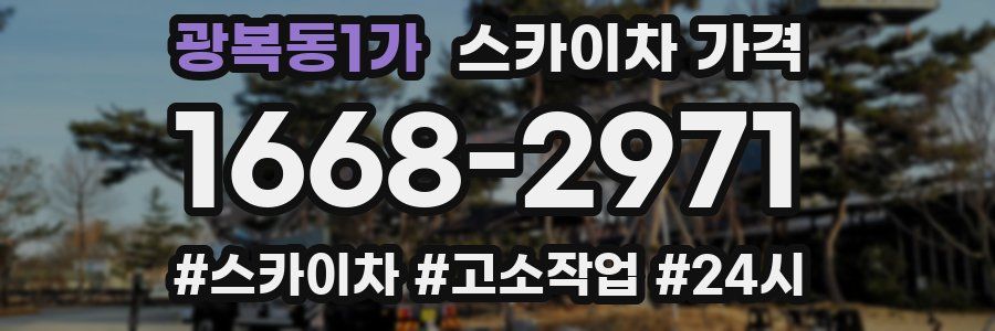 광복동1가 스카이차 가격