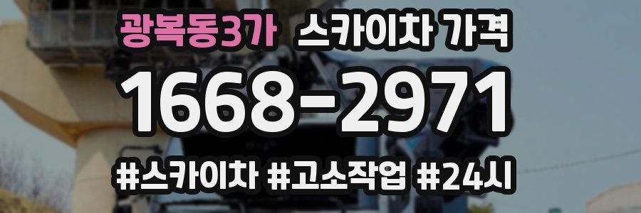 광복동3가 스카이차 가격