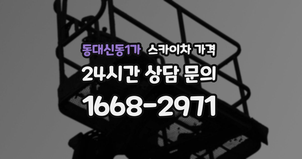 동대신동1가 스카이차 가격