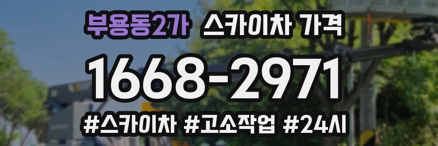 부용동2가 스카이차 가격