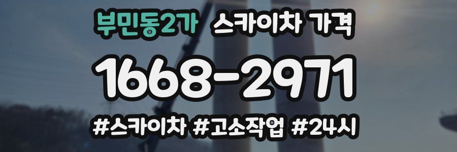부민동2가 스카이차 가격