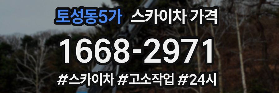 토성동5가 스카이차 가격