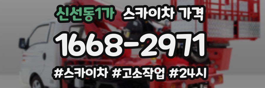 신선동1가 스카이차 가격