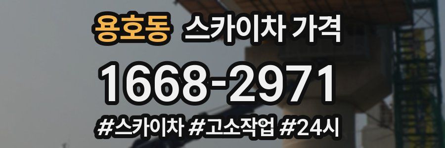 용호동 스카이차 가격