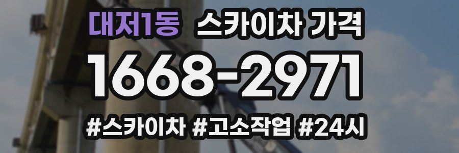 대저1동 스카이차 가격